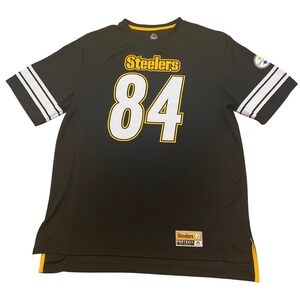 Majestic Antonio‎ Brown Steelers Jersey NFL Football Black Mens XL *See Pics